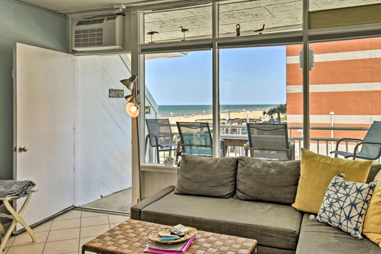 Oceanfront Resort Studio On Virginia Beach! Екстер'єр фото